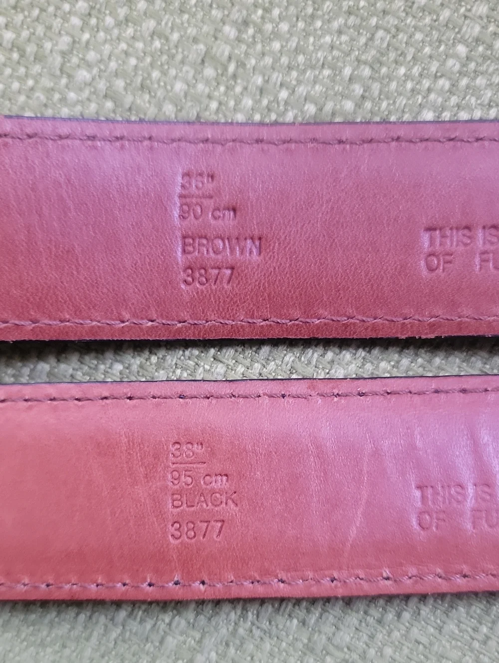 Coach Belts